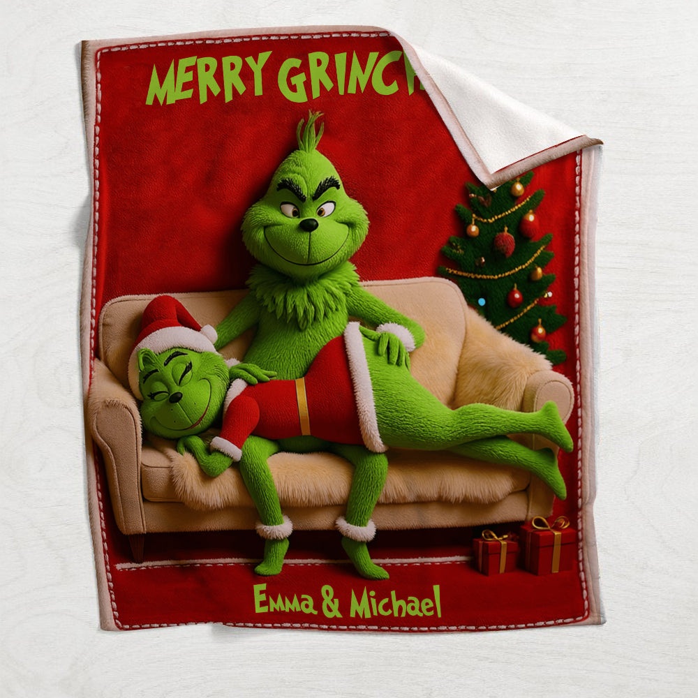 Cadeau humoristique pour couple - Étole de Noël personnalisée