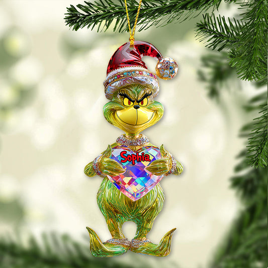 Joyeux Noël - Ornement de Noël personnalisé en forme d'étole