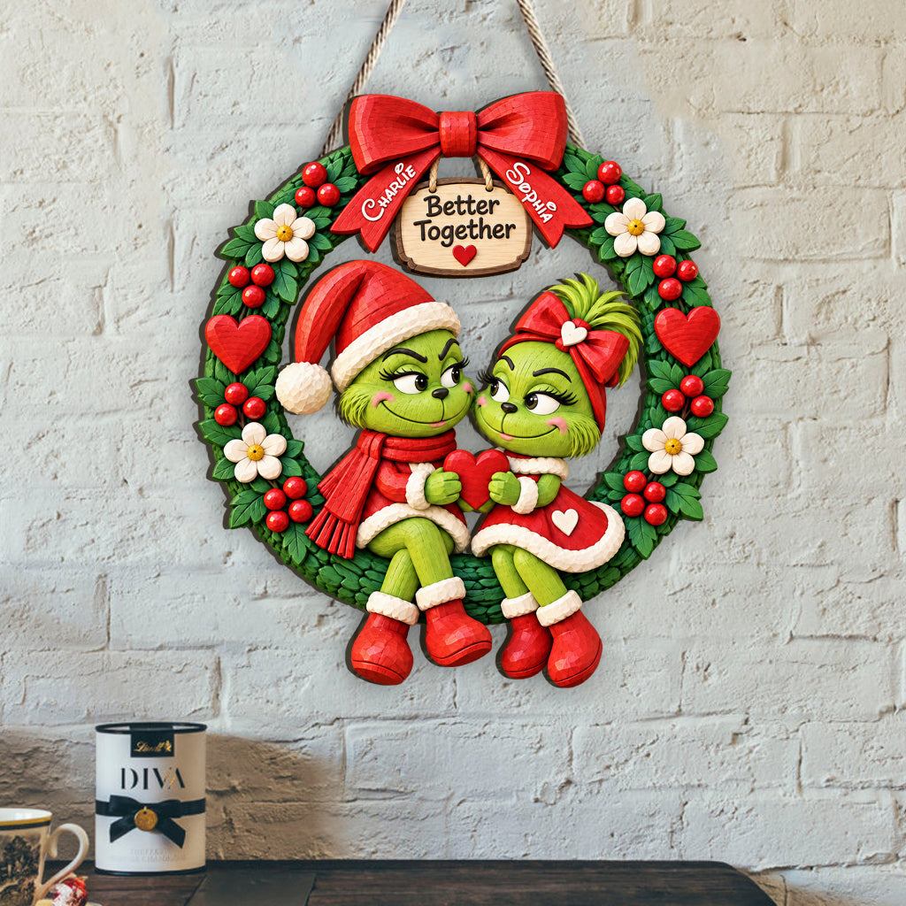 Merry Christmas - Personalized Stole Christmas Custom Shaped Wood Sign