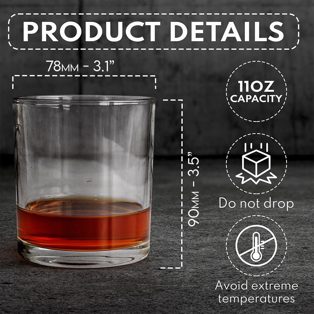 Yes, I am Old But I Saw...On Stage - Personalized King of Country Whiskey Glass