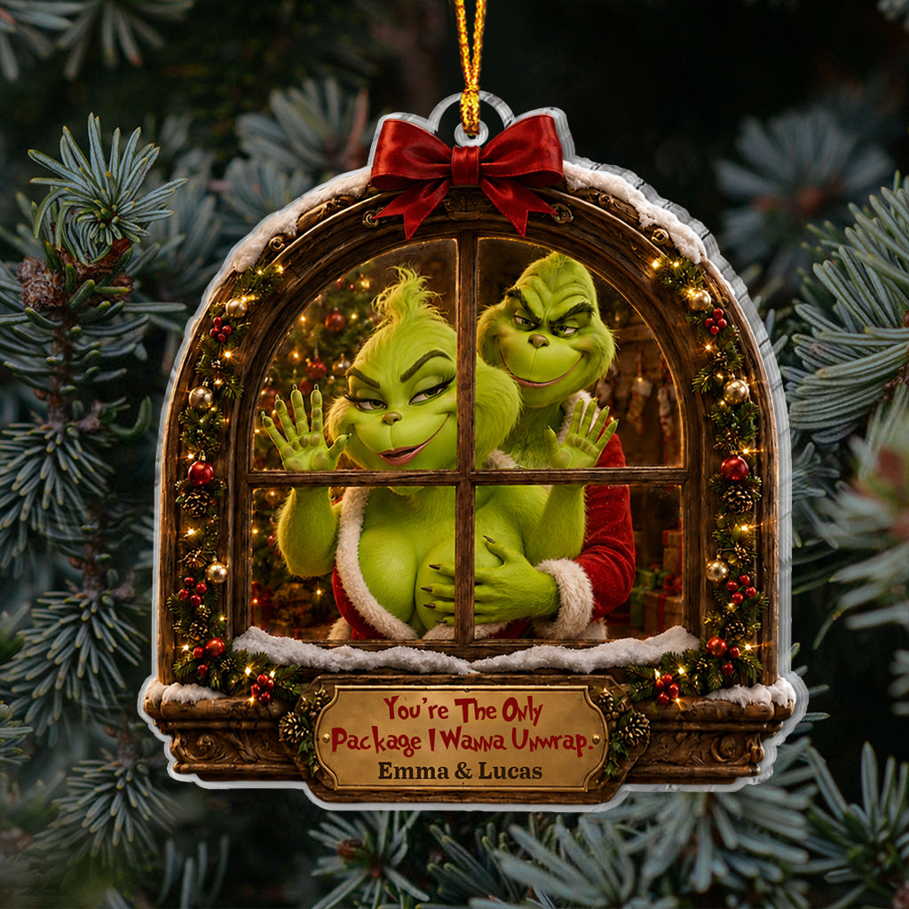 Naughty Couple Gift - Personalized Stole Christmas Ornament