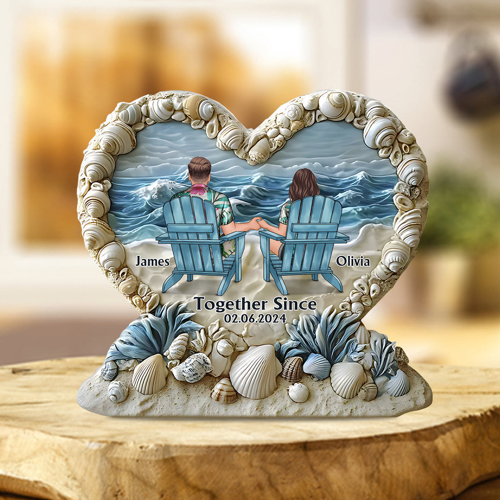 Ensemble depuis - Plaque acrylique personnalisée pour couple
