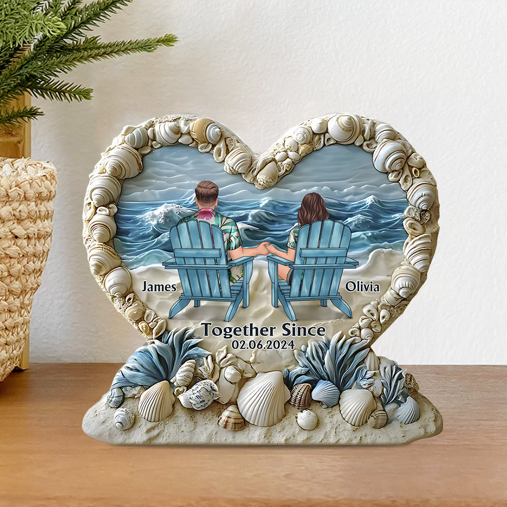 Ensemble depuis - Plaque acrylique personnalisée pour couple