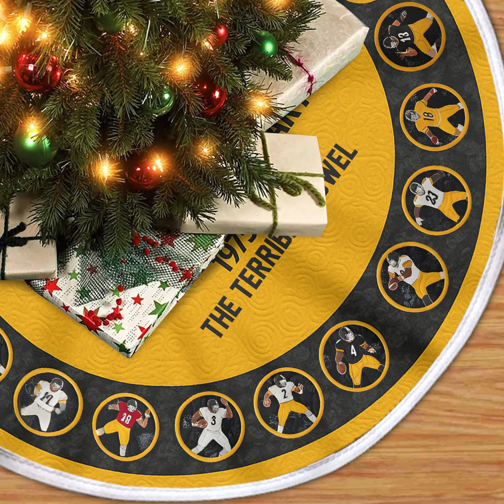 Jupe de sapin de Noël 50e anniversaire - Football américain