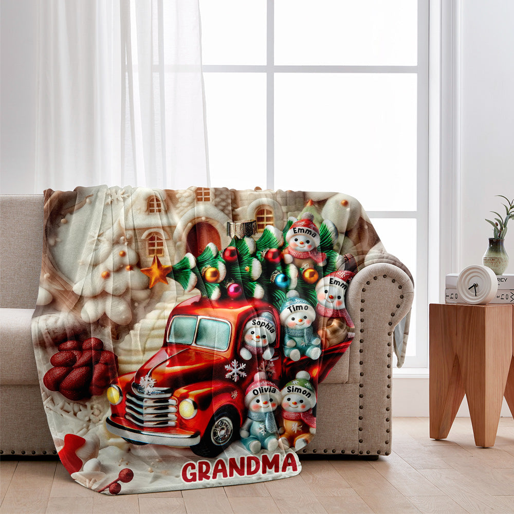 Nana's Cuties - Personalized Grandma Blanket