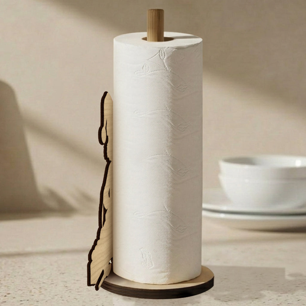 Gift Wrap - Personalized Stole Christmas Paper Towel Stand