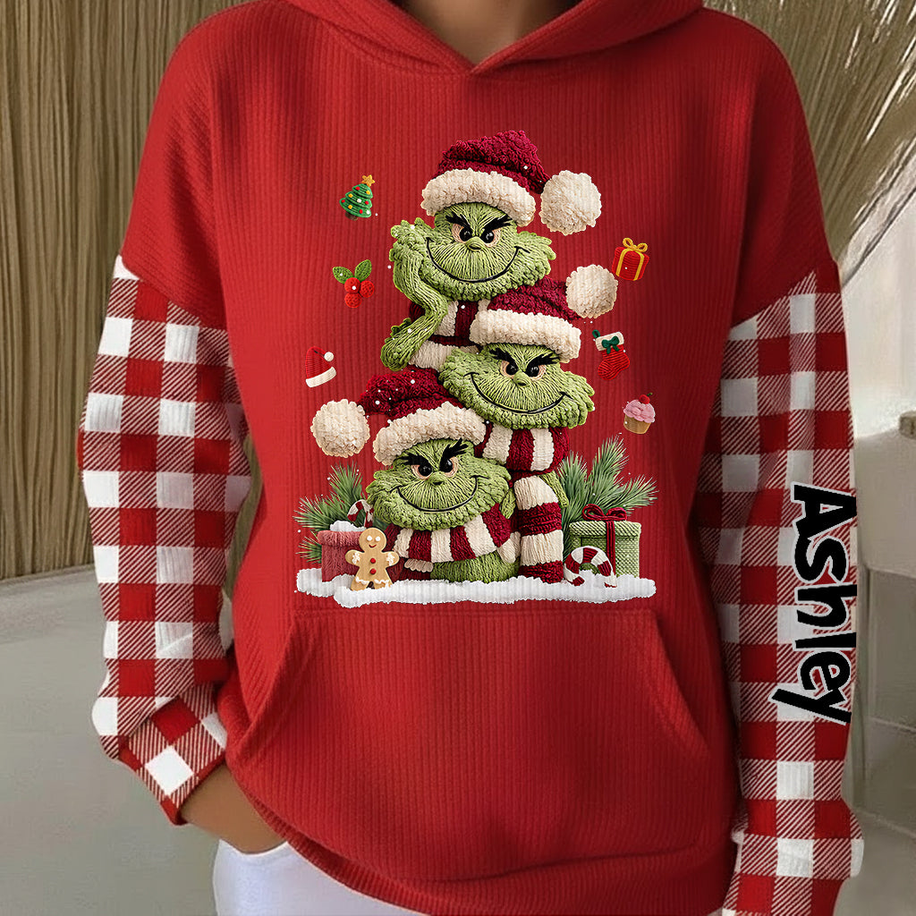 Joyeux Noël - T-shirt personnalisé avec étole de Noël