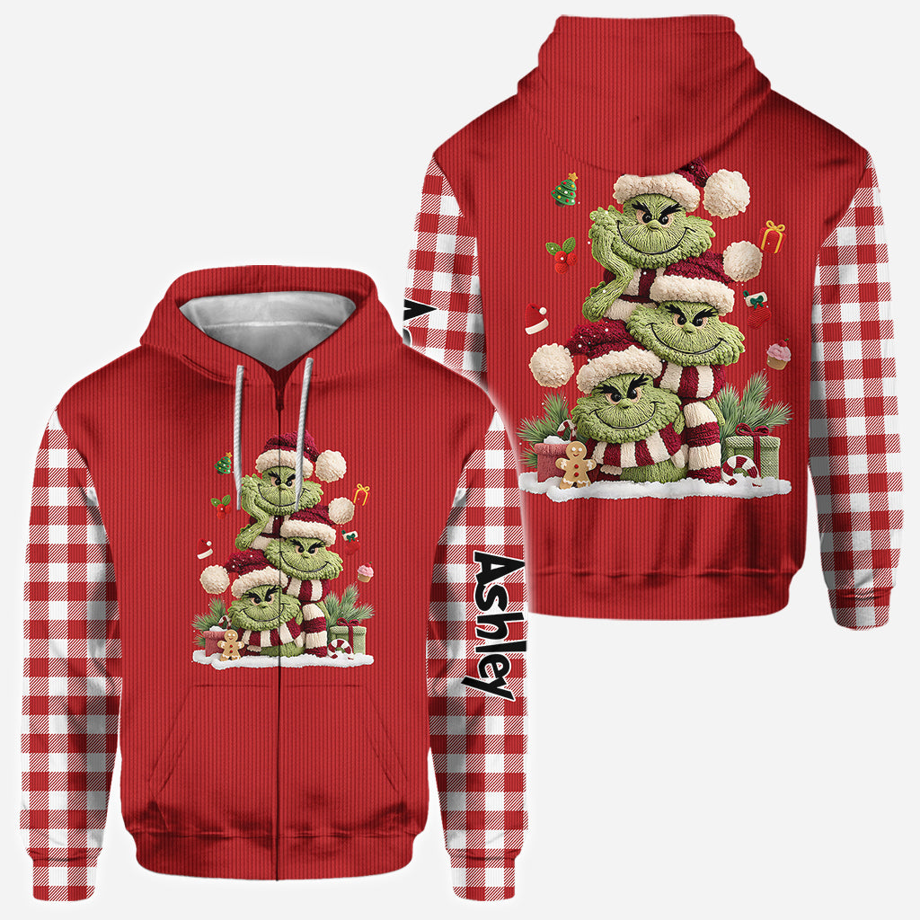 Joyeux Noël - T-shirt personnalisé avec étole de Noël