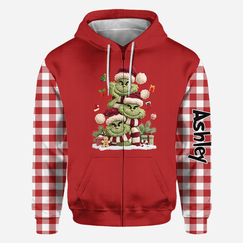 Joyeux Noël - T-shirt personnalisé avec étole de Noël