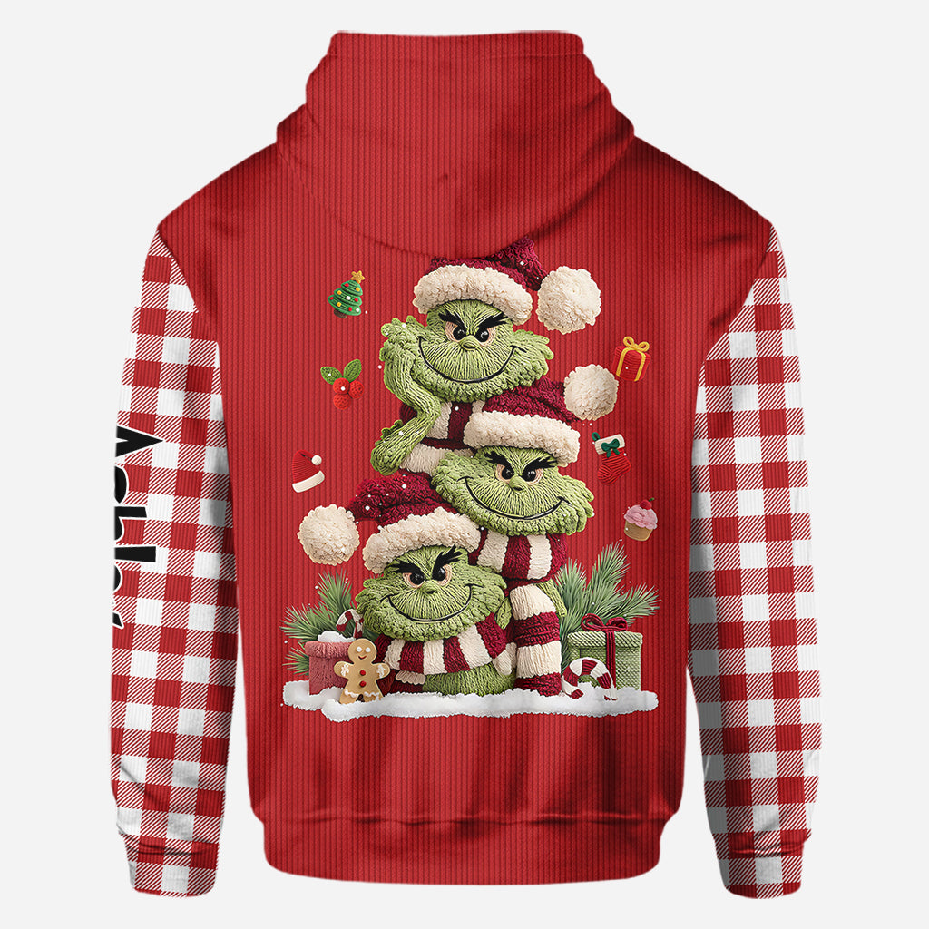 Joyeux Noël - T-shirt personnalisé avec étole de Noël