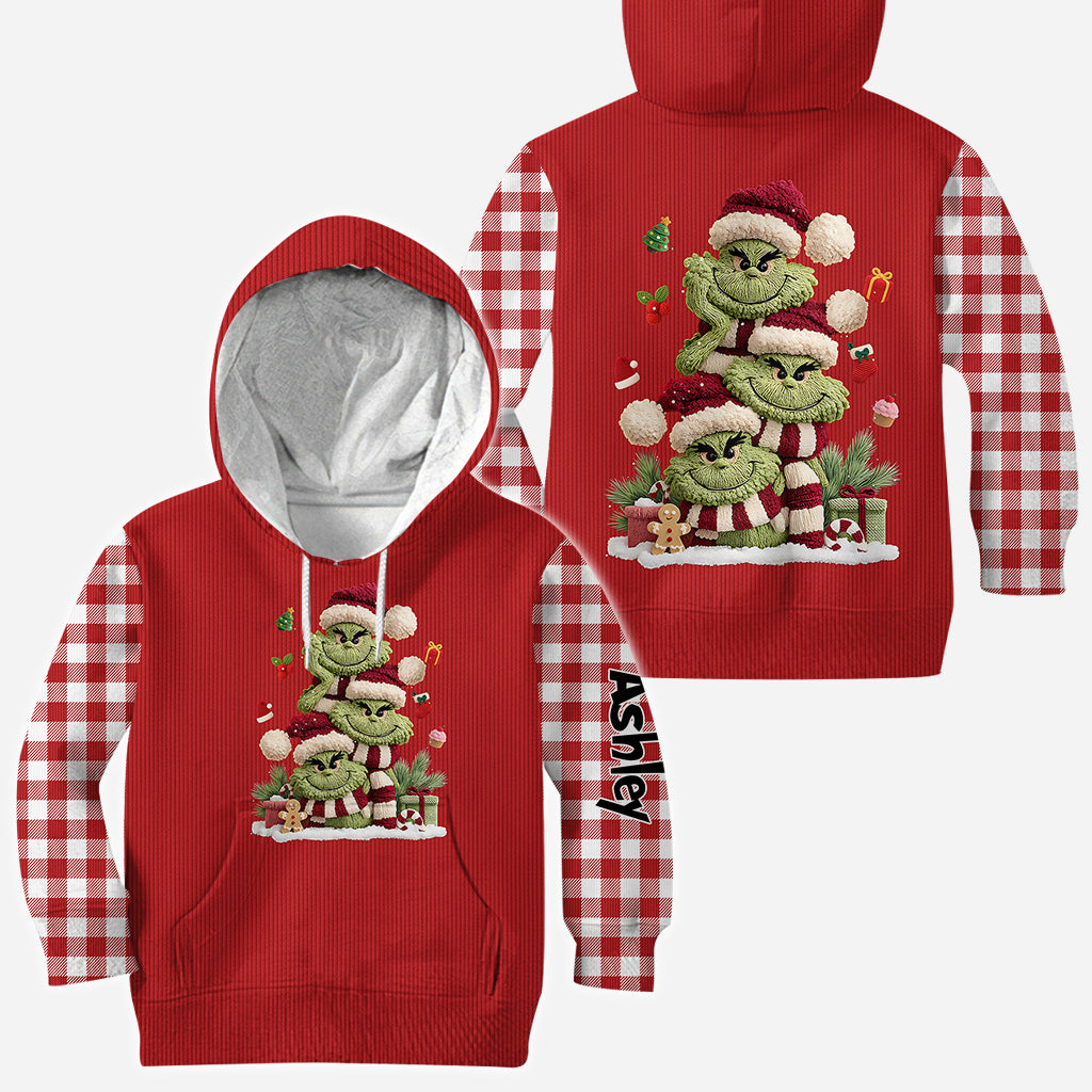 Joyeux Noël - T-shirt personnalisé avec étole de Noël