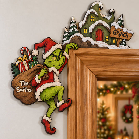 Stole Christmas - Personalized Stole Christmas Door Frame Decoration