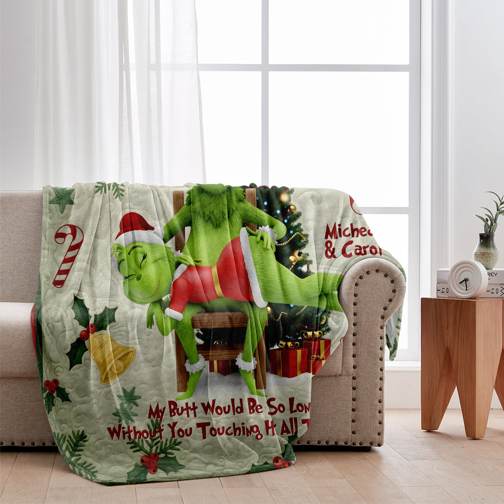 I Love You - Personalized Stole Christmas Blanket
