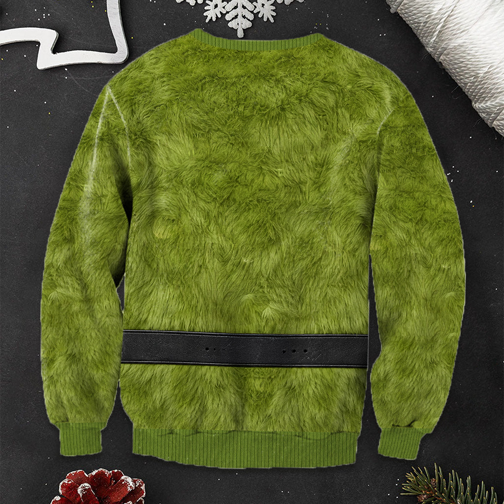 Belongs To My Boyfriend - Personalized Stole Christmas Ugly Sweater