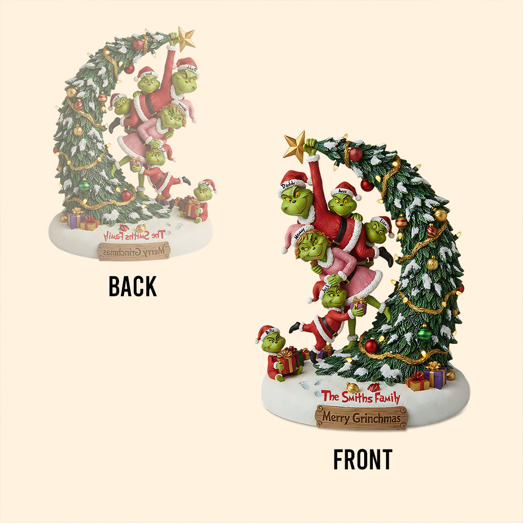 Cadeaux de famille - Étole de Noël personnalisée, plaque acrylique sur mesure