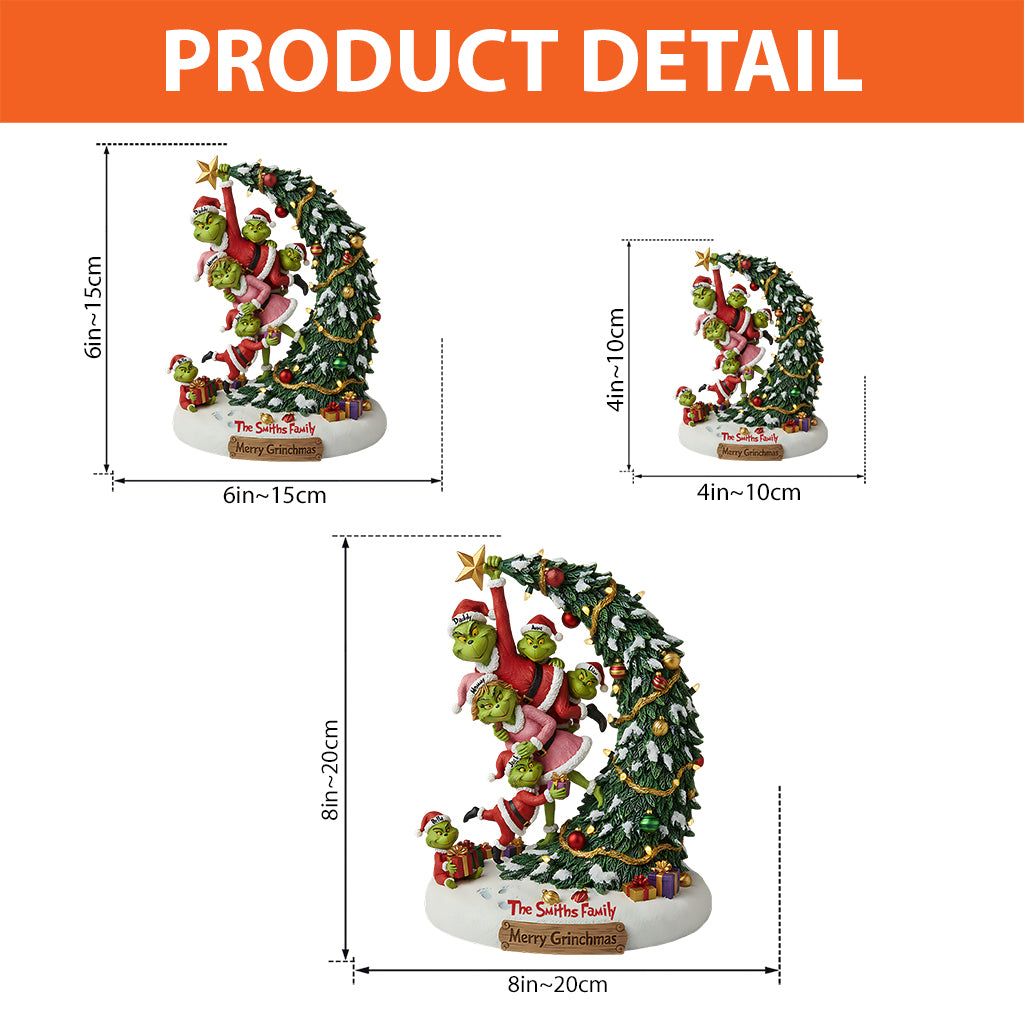 Cadeaux de famille - Étole de Noël personnalisée, plaque acrylique sur mesure