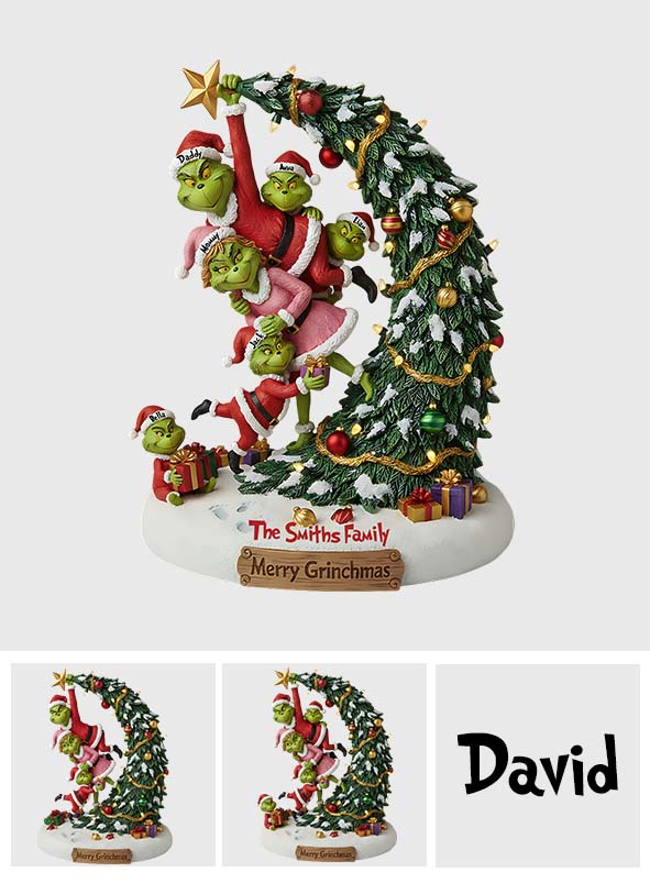 Cadeaux de famille - Étole de Noël personnalisée, plaque acrylique sur mesure