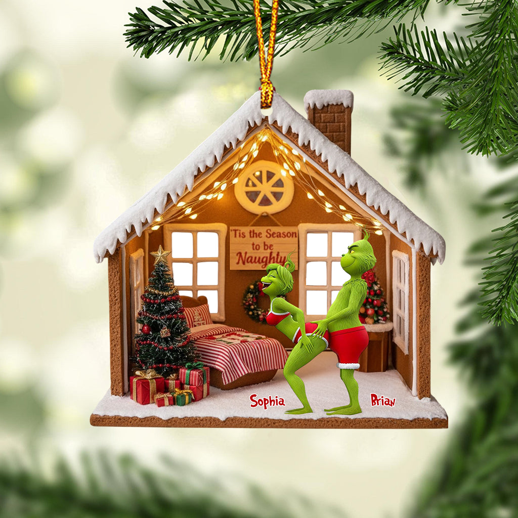 Til The Season To Be Naughty - Personalized Stole Christmas Ornament