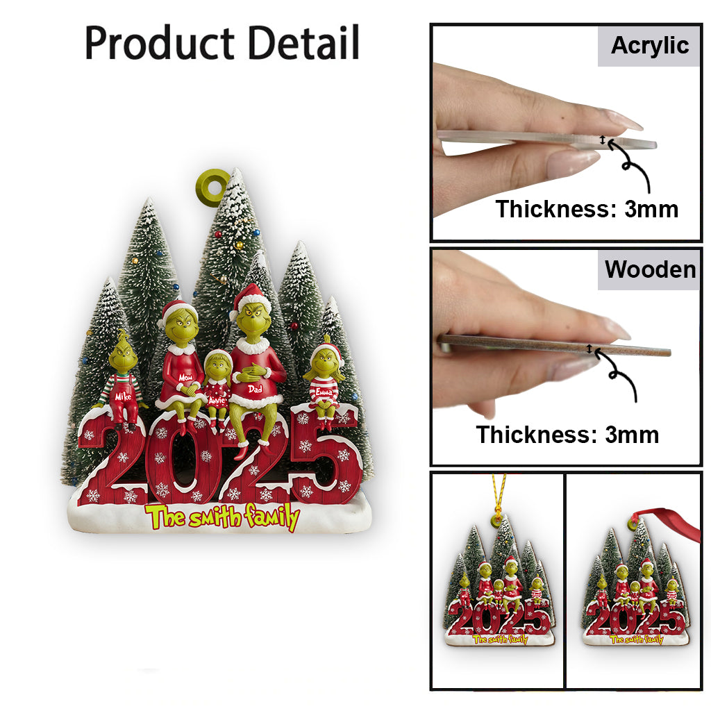 Merry Christmas - Personalized Stole Christmas Ornament