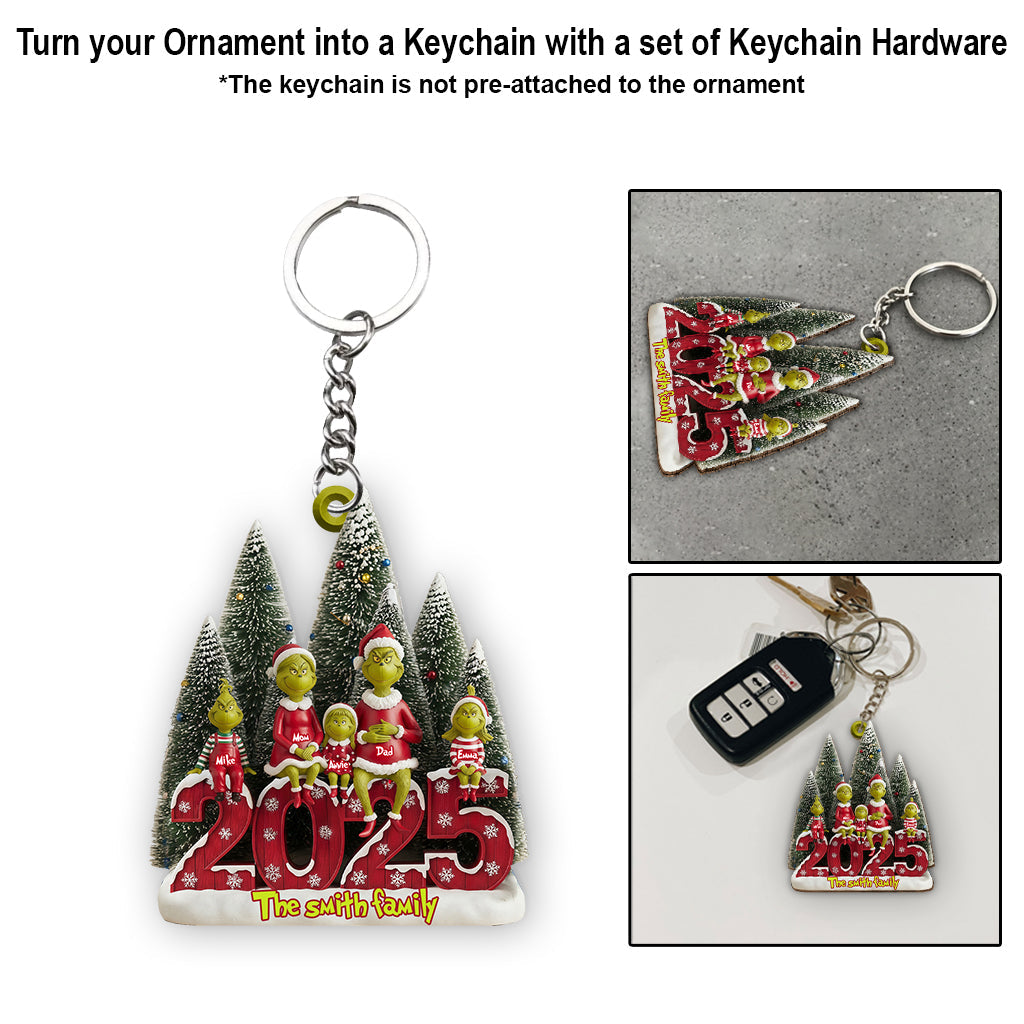 Merry Christmas - Personalized Stole Christmas Ornament