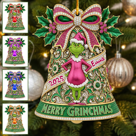 Joyeux Grinchmas - Étole de Noël personnalisée