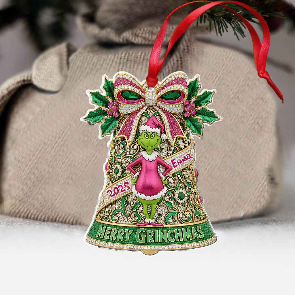 Joyeux Grinchmas - Étole de Noël personnalisée