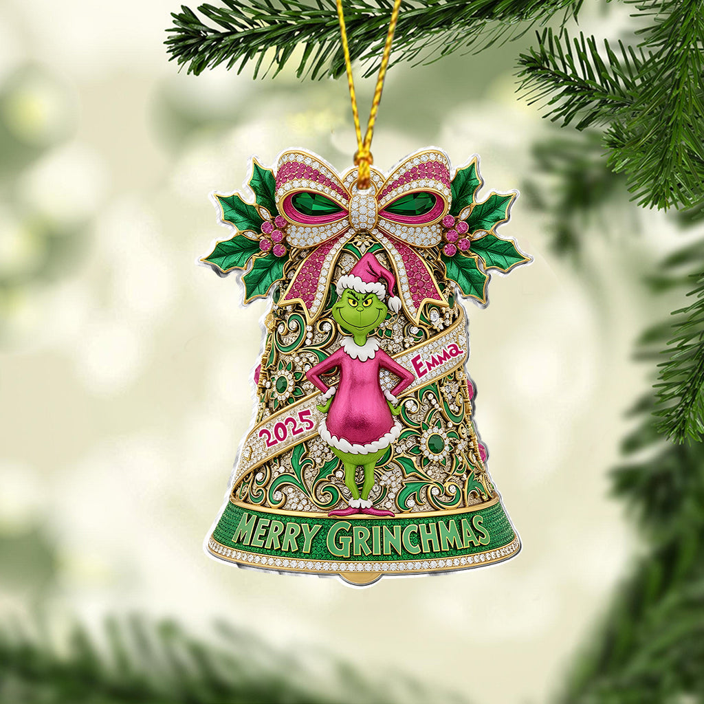 Joyeux Grinchmas - Étole de Noël personnalisée