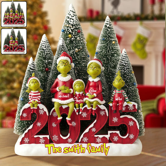 Merry Christmas - Personalized Stole Christmas Custom Shaped Acrylic Plaque