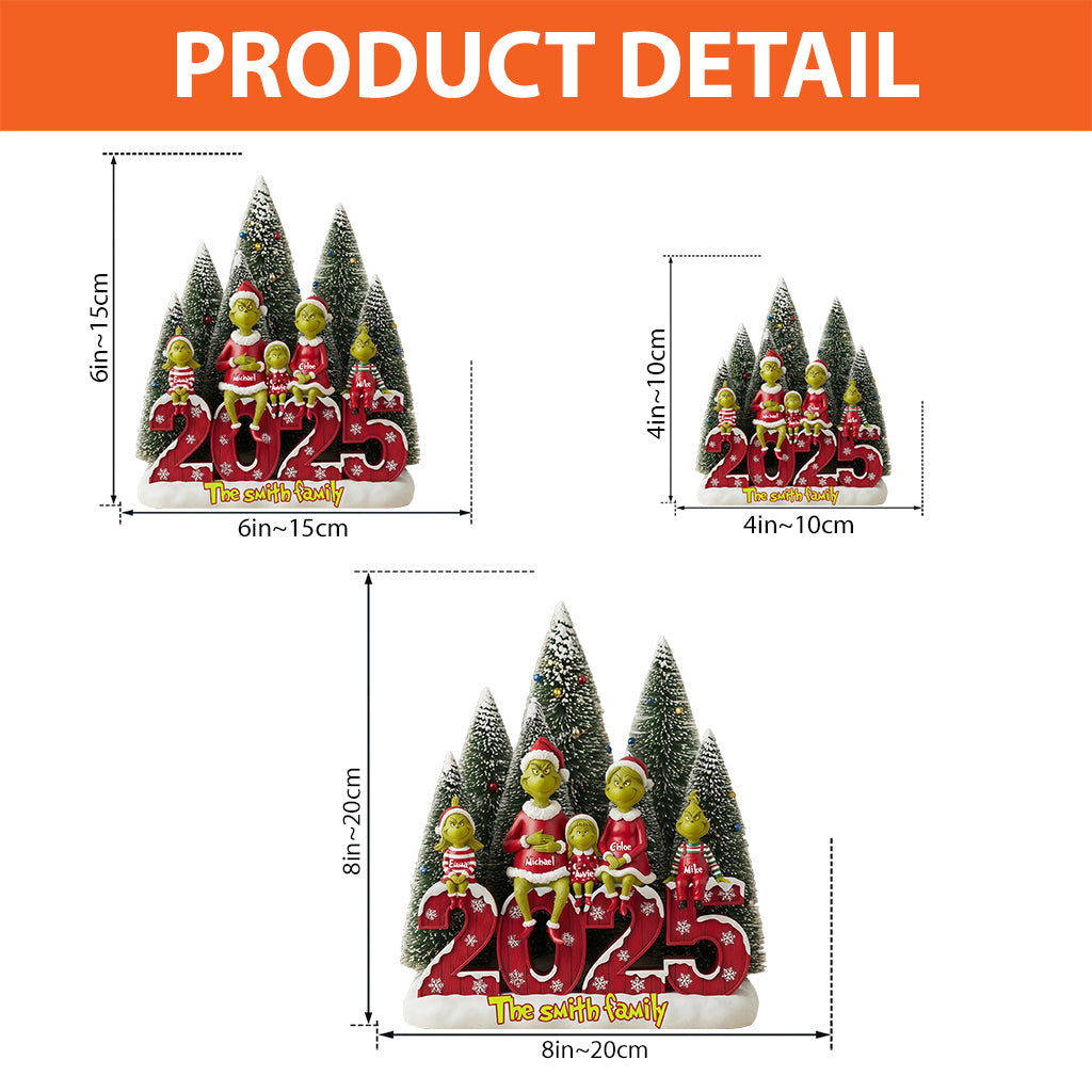 Merry Christmas - Personalized Stole Christmas Custom Shaped Acrylic Plaque