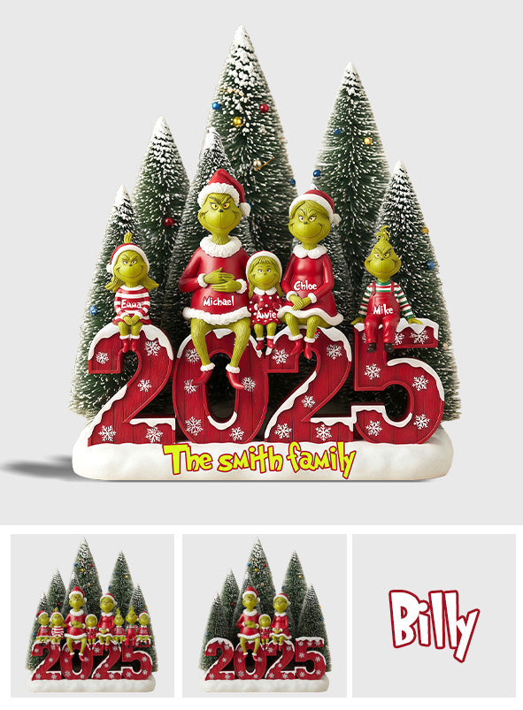 Merry Christmas - Personalized Stole Christmas Custom Shaped Acrylic Plaque