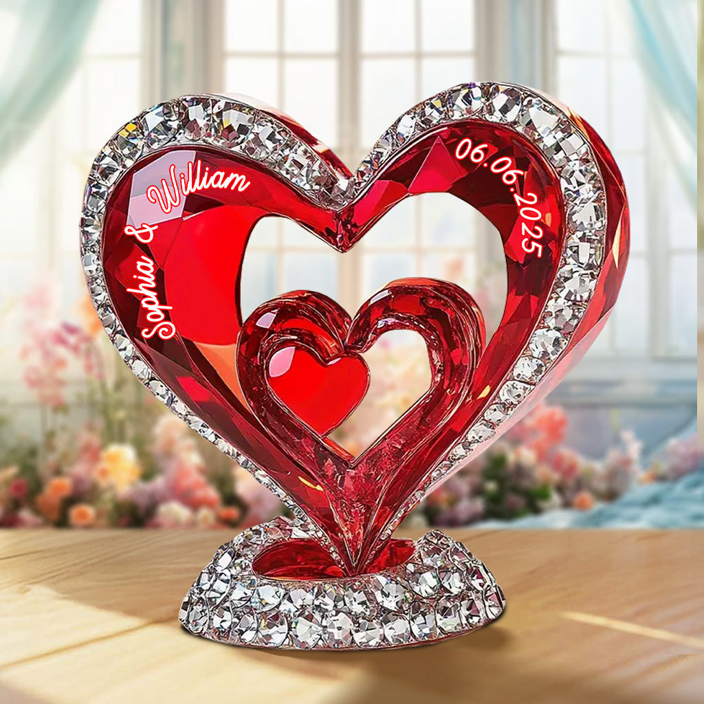 Toi et moi, on gère - Plaque acrylique personnalisée pour couple