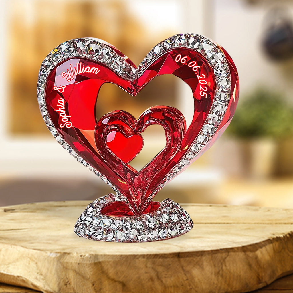 Toi et moi, on gère - Plaque acrylique personnalisée pour couple