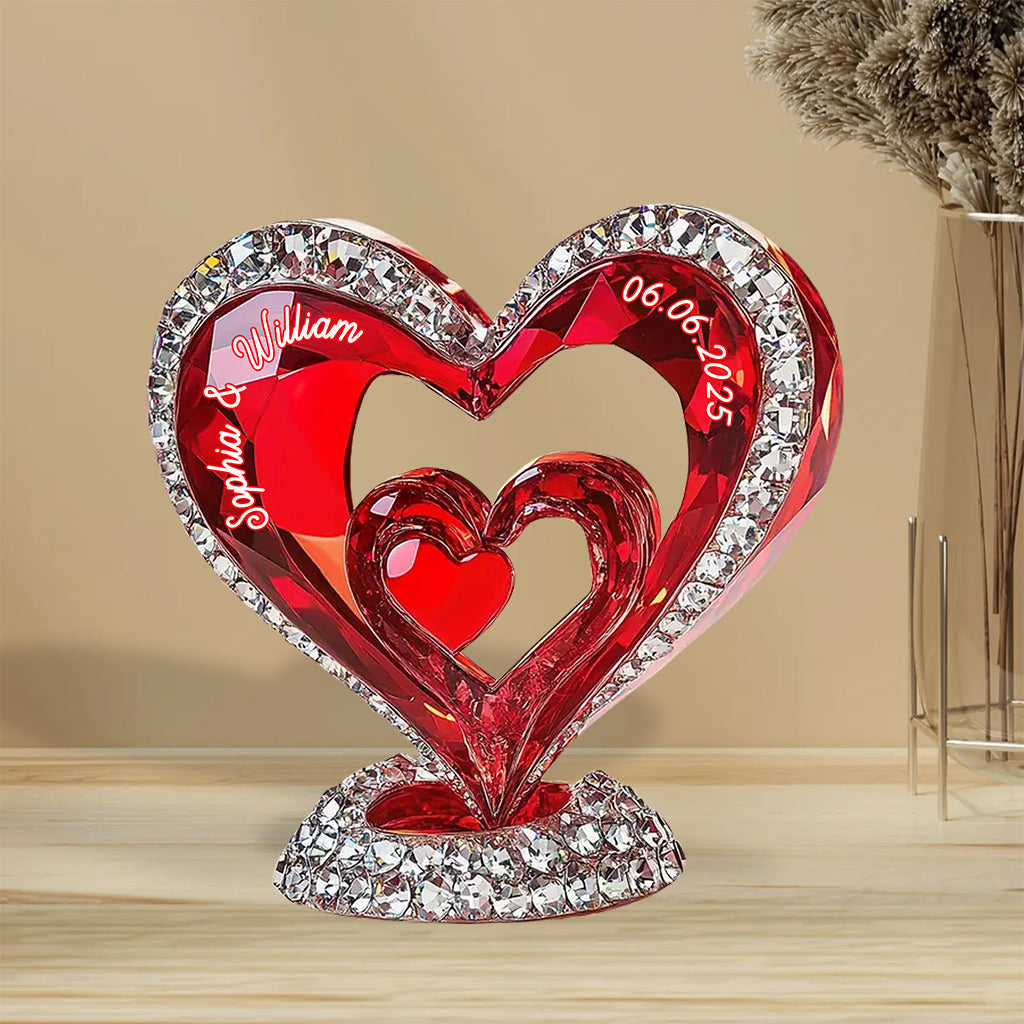 Toi et moi, on gère - Plaque acrylique personnalisée pour couple