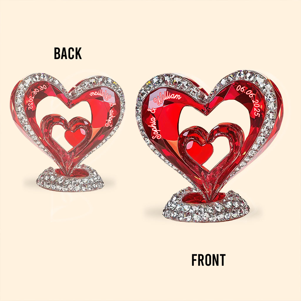 Toi et moi, on gère - Plaque acrylique personnalisée pour couple