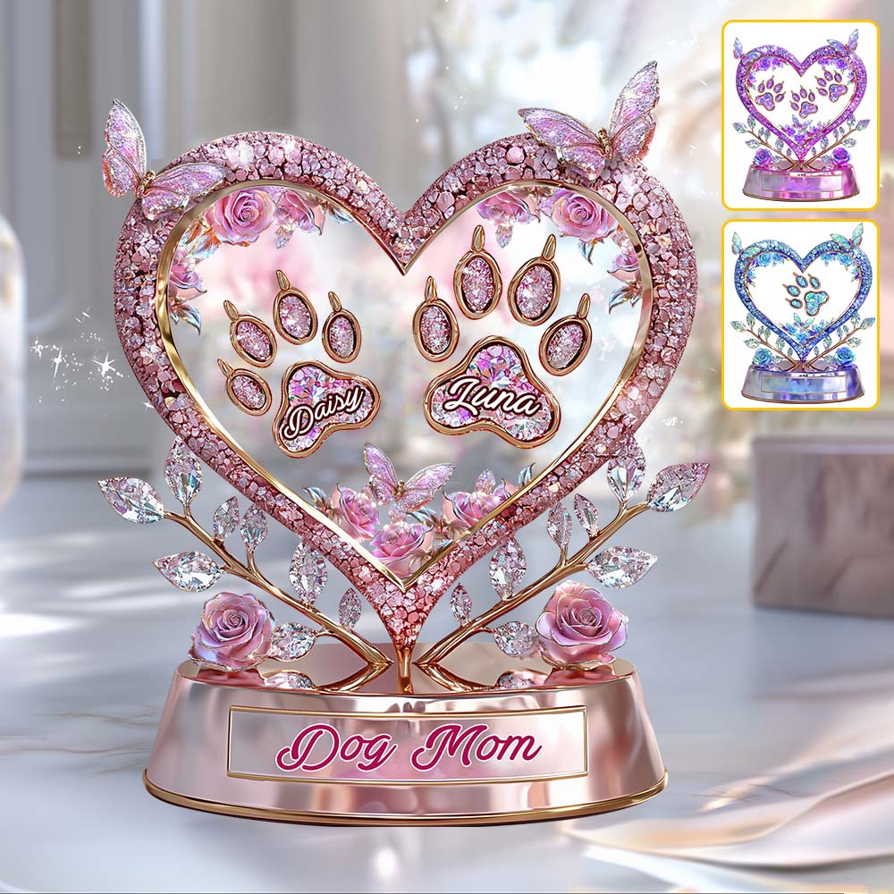 Fur Mama - Plaque acrylique personnalisée pour chien.