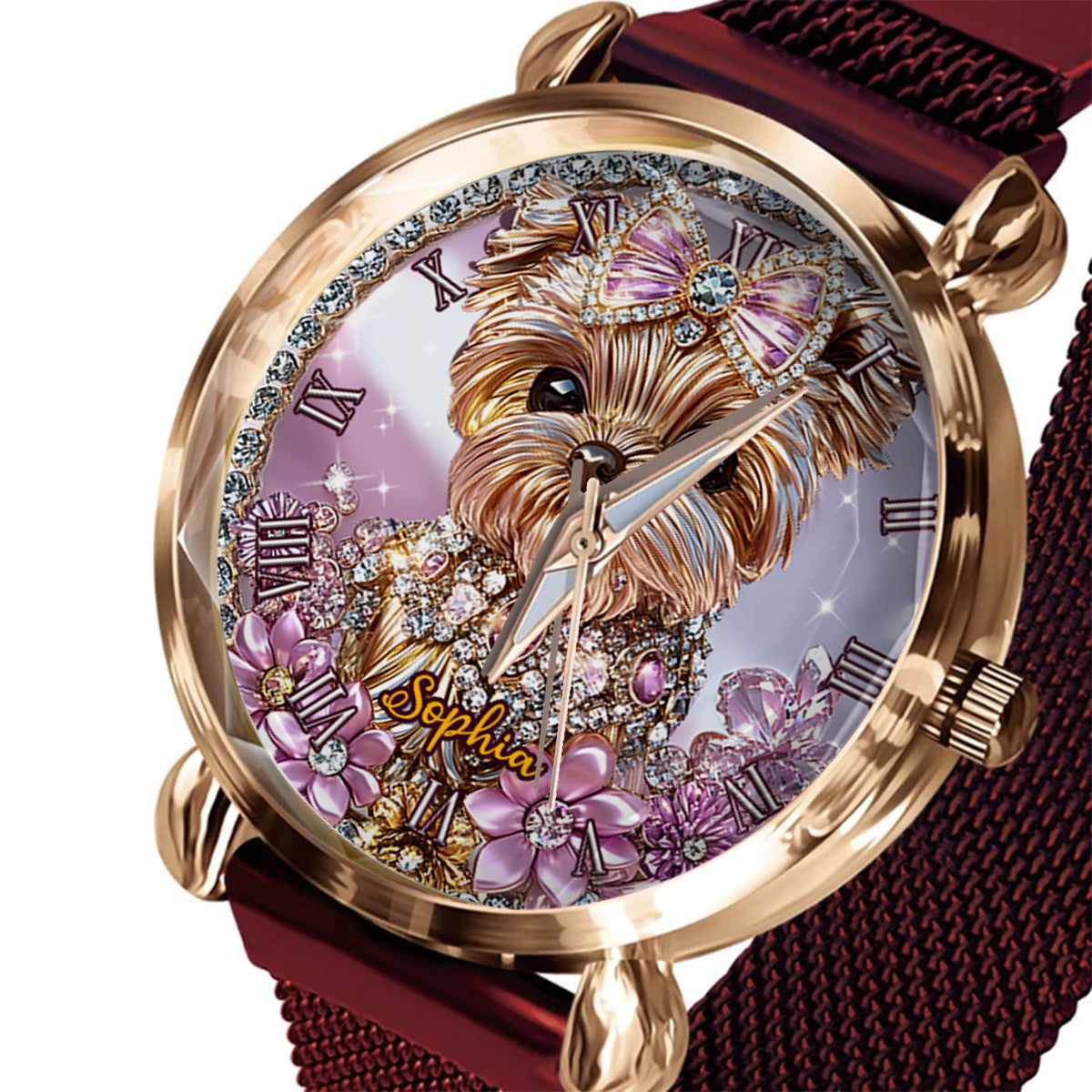 Yorkshire Terrier Lover - Personalized Dog Women Hand Watch