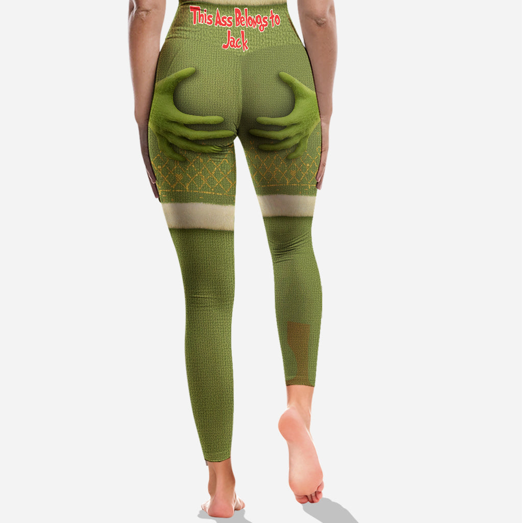 This Belongs To - Personalized Stole Christmas Leggings