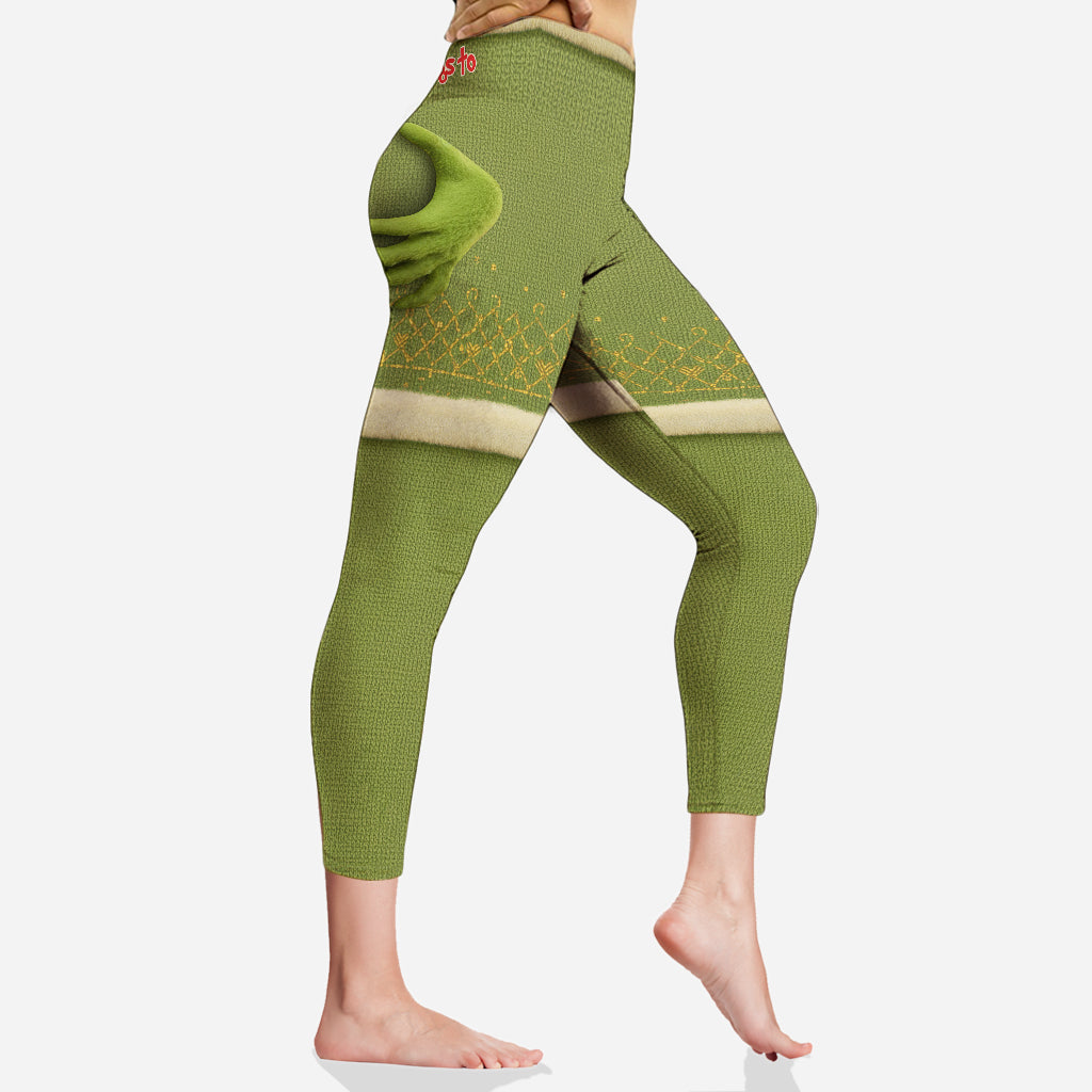 This Belongs To - Personalized Stole Christmas Leggings