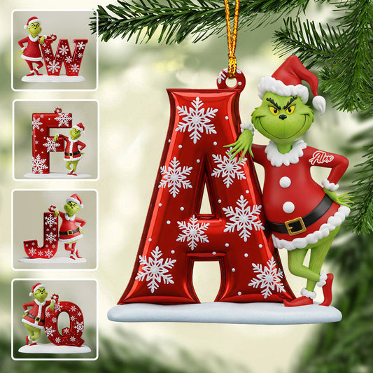 Merry Christmas - Personalized Stole Christmas Ornament