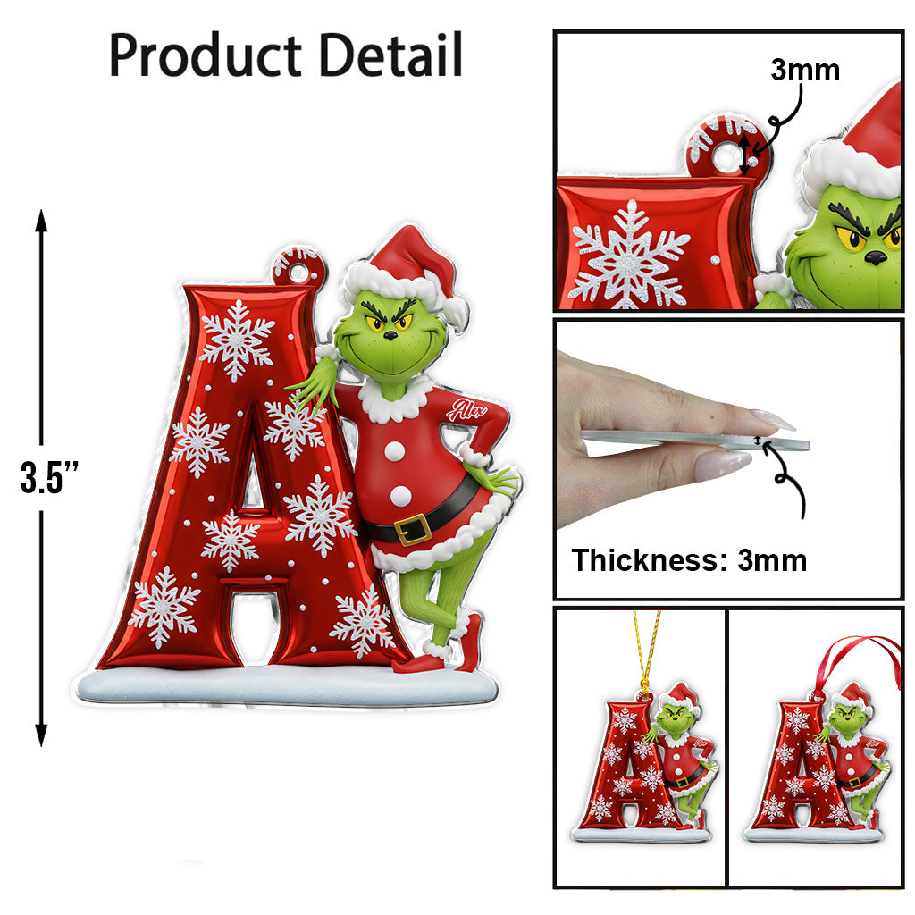 Merry Christmas - Personalized Stole Christmas Ornament