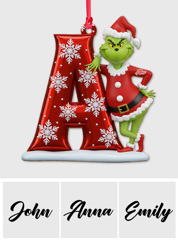 Merry Christmas - Personalized Stole Christmas Ornament