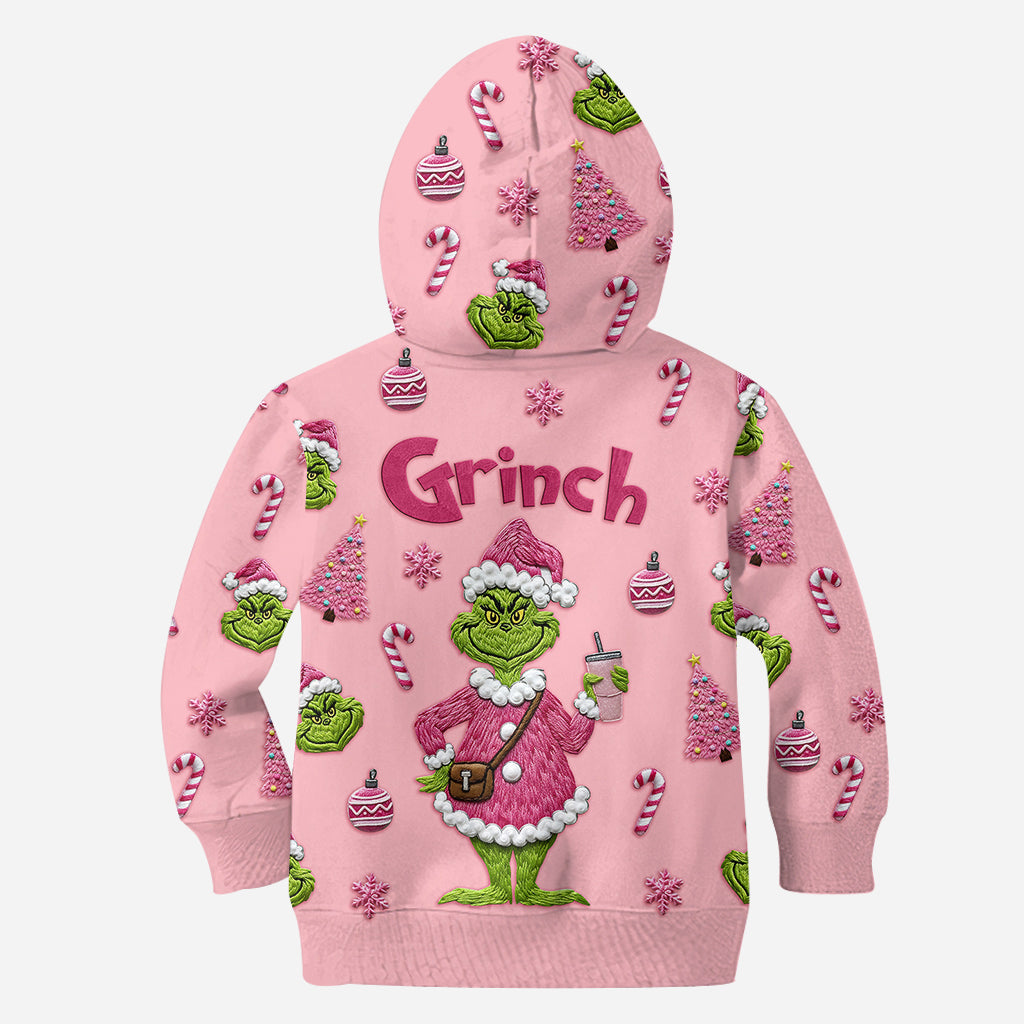 Joyeux Grinchmas - T-shirt personnalisé avec étole de Noël