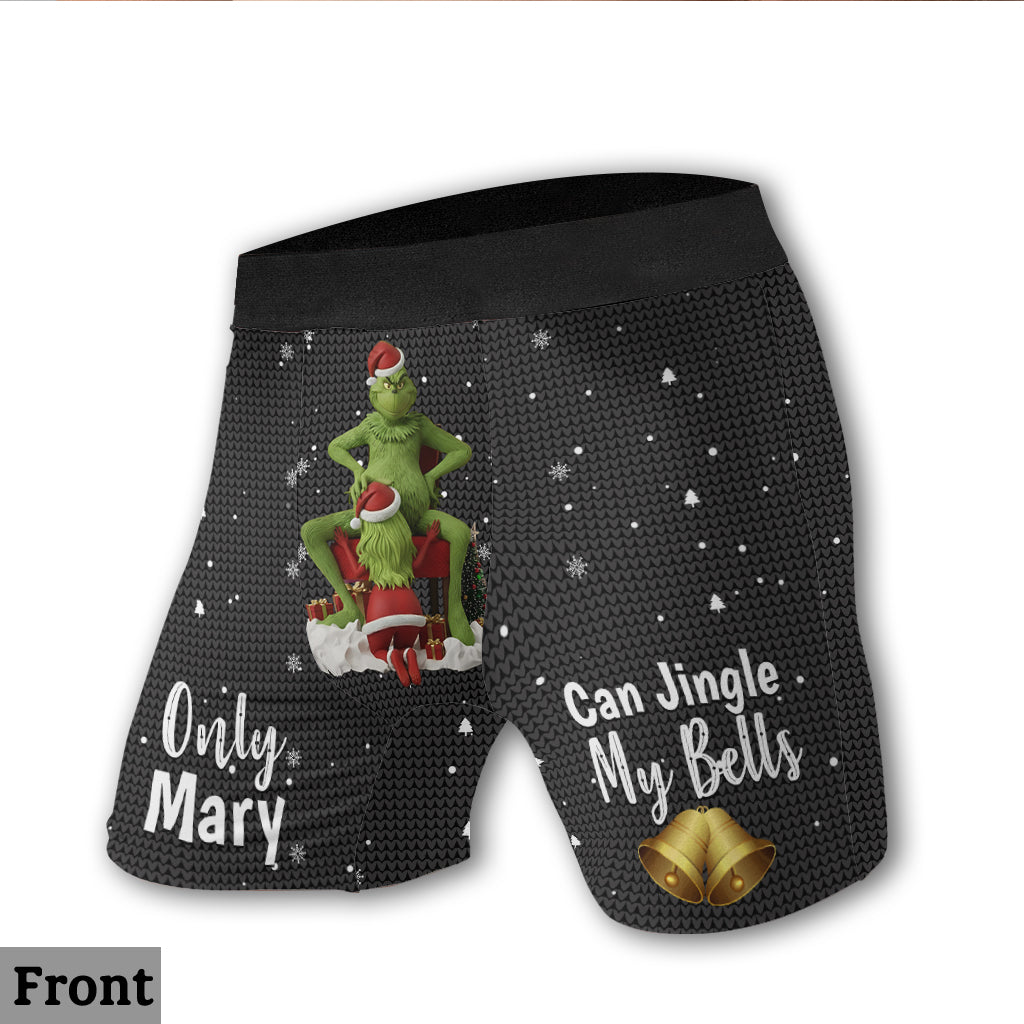 Boxers personnalisés pour couples de monstres rigolos