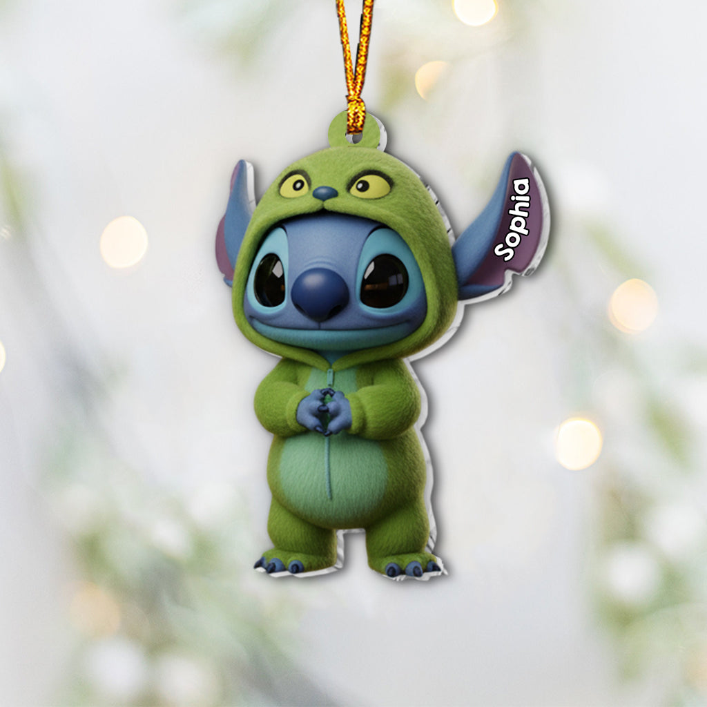 Joyeux Noël Amis Bleus et Verts - Étole de Noël personnalisée