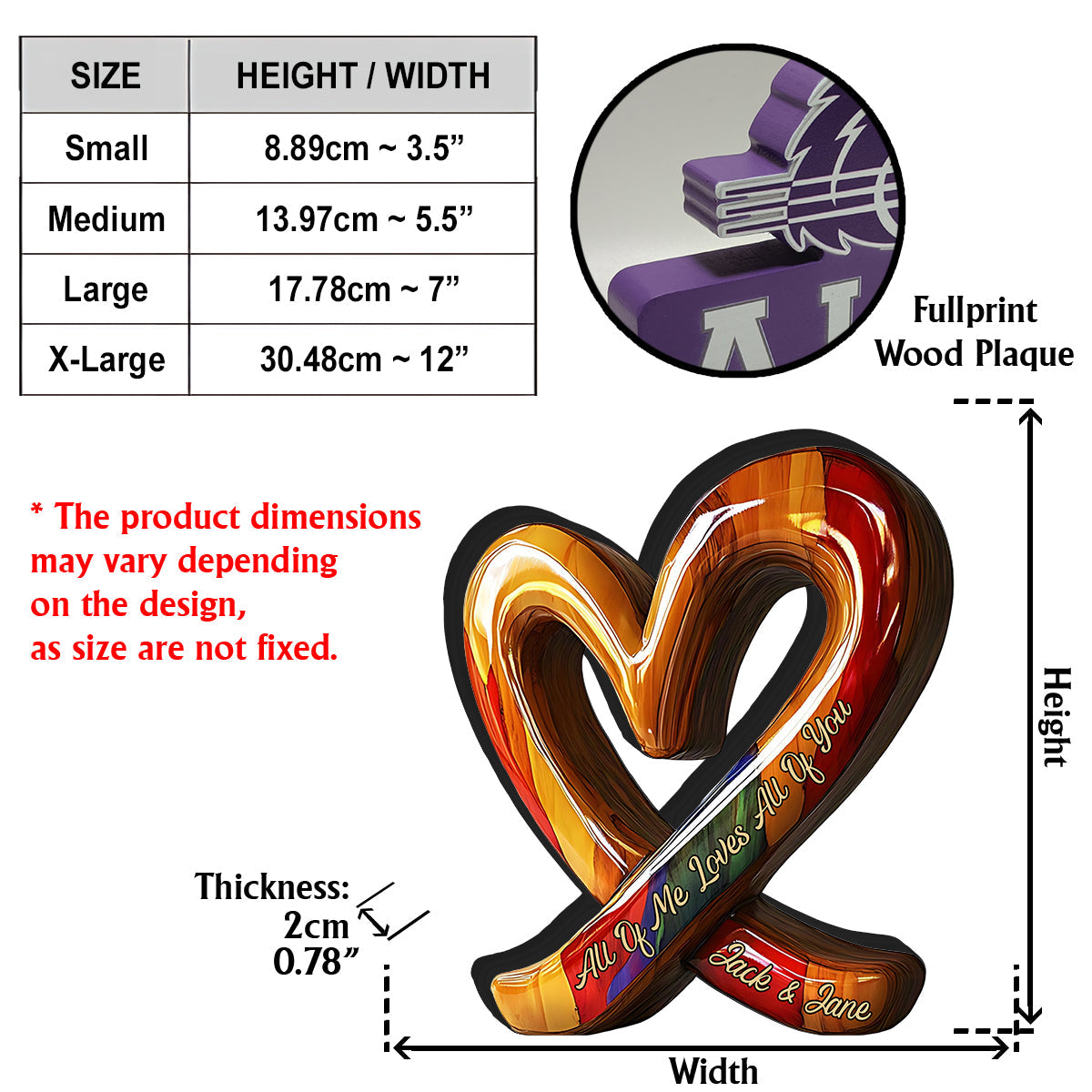 Toi et moi, on gère - Plaque en bois personnalisée pour couple