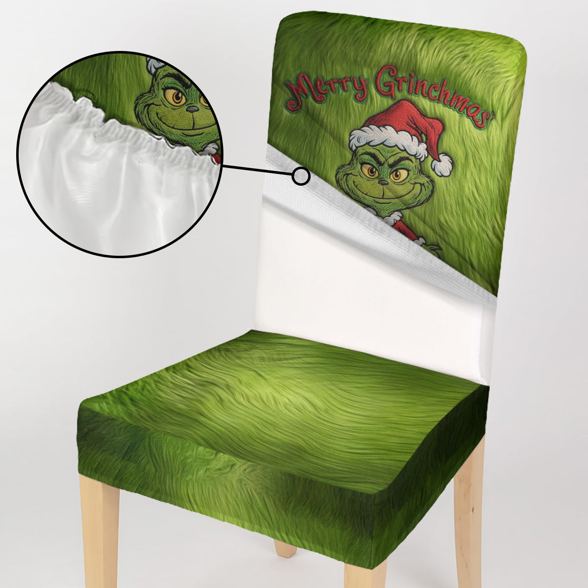 Mischievous Family - Personalized Stole Christmas Chair Cover Set