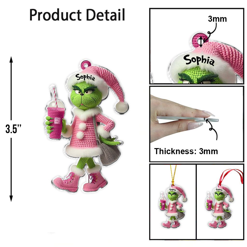 Joyeux Grinchmas - Étole de Noël personnalisée