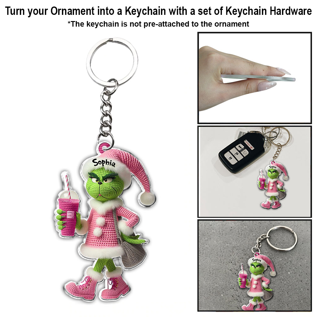 Joyeux Grinchmas - Étole de Noël personnalisée