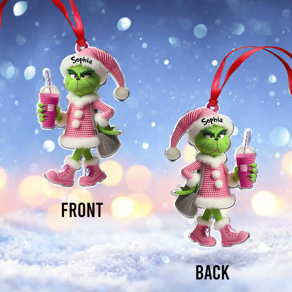 Joyeux Grinchmas - Étole de Noël personnalisée