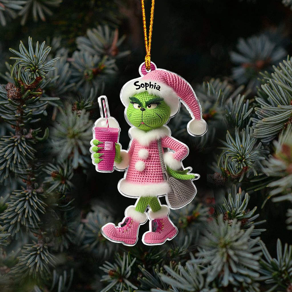 Joyeux Grinchmas - Étole de Noël personnalisée